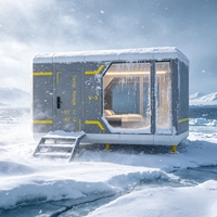 Maison Capsule Modulaire Premium Tailles Personnalisées OEM ODM Fournisseur en Gros pour Projet Clé en Main de Resort de Glamping de Luxe