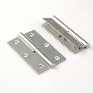 Bisagra Desmontable de Acero Inoxidable de 3 Pulgadas para Puerta de Armario, Montaje Superficial, Diseño Minimalista, Antioxidante, Bisagra para Muebles - Product Image 1