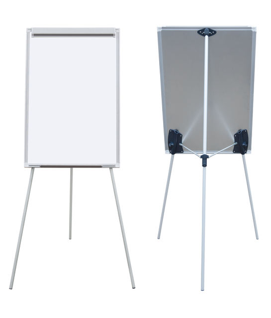 Tripod Magnetic Portable Dry Erase Easel Flip Chart Stand Whiteboard for Office