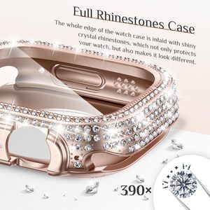 ฟิล์ม PC ฝังเพชรกันน้ำปกป้องเต็มรูปแบบดรอปชิปสำหรับ <span class=keywords><strong>Apple</strong></span> <span class=keywords><strong>Watch</strong></span> S10 S9 <span class=keywords><strong>S8</strong></span> - Product Image 2