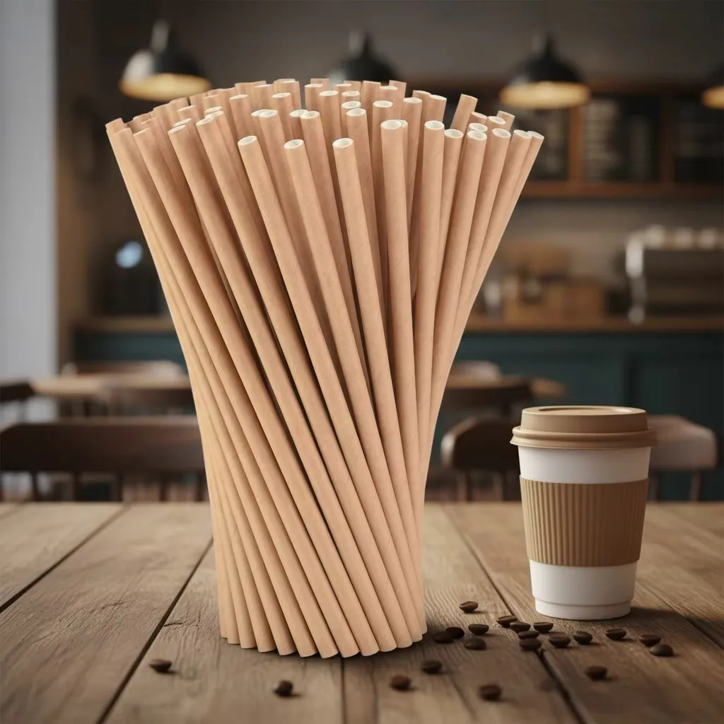 Paper Straws Bulk Wholesale Hygienic Restaurant Catering Takeaway Paper Straws