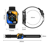 Reloj Inteligente V96 con Pantalla HD de 1.83'', Carga Tipo-C 2026, Linterna LED, Llamadas por Bluetooth, Monitor de Ritmo Cardíaco, para Hombre y Mujer, Nuevo