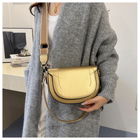 Bolso de Hombro/Bandolera de PU para Mujer, Estilo Lujoso y Ligero, con Correa Única, Diseño de Solapa Debajo del Brazo, de Alta Estética, para Uso Diario