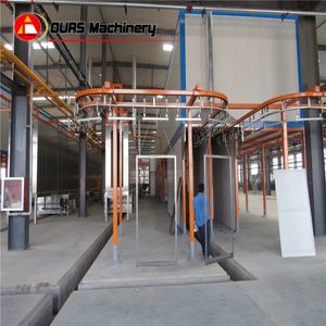 Automatische elektro statische Pulver beschichtung Sprüh lackier linie Metall beschichtung maschinen zum Verkauf - Product Image 5