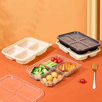 Récipient en plastique Emballage alimentaire Cuisine Récipient alimentaire en plastique Boîte de restaurant à emporter Récipient alimentaire