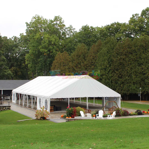เต็นท์แต่งงานทนต่อสภาพอากาศเต็นท์ปาร์ตี้กันน้ำกระโจม PE สีขาวสำหรับงานแต่งงานกลางแจ้งงานขององค์กร - Product Image 1