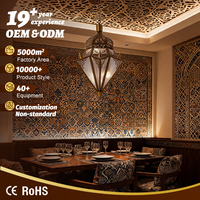 Lustre LED de style islamique pour mosquée, palais, salle de prière, restaurant