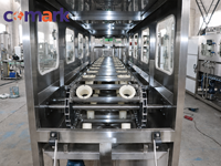Ligne de production de remplissage d'eau de 5 gallons 150BPH-2000BPH, machine de lavage, remplissage et bouchage de barils pour usine d'eau potable en bouteille