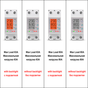 Sinotimer SVP-977ป้องกันแรงดันไฟฟ้าแบบปรับได้ใช้ในบ้าน230V AC ป้องกันกระแสไฟฟ้าจำกัด63A ป้องกัน/80A การถ่ายทอดผ่านการรับรอง ce/rohs - Product Image 2