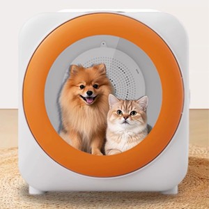 Sèche-cheveux électrique intelligent et écologique pour animaux de compagnie, simple, pour chats et chiens, machine à souffler les poils en plastique, double circulation, 55L - Product Image 2