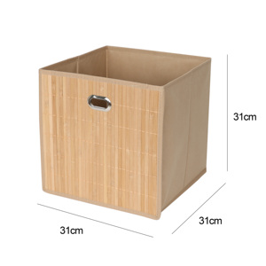 Không Dệt Quần Áo Lưu Trữ Hộp Hộ Gia Đình Tre Vải Lưu Trữ Hộp Gấp Xách Tay Đồ Chơi Tổ Chức Bán Buôn - Product Image 6