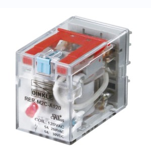 Relais électromagnétique miniature Dinkle Rer-M4c-D24 24Vdc 2NO usage général - Product Image 5