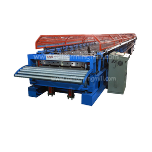 핫 세일 최고의 가격 R 패널 미국 Ag 루핑 시트 금속 롤 이전 지붕 패널 기계 만들기 - Product Image 1