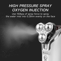 Meiboyi - Pulverizador de Niebla Nano Portátil, Inyector de Oxígeno y Agua para Limpieza Hydra, Masajeador Facial Eléctrico Portátil, Dispositivo de Belleza para Salón