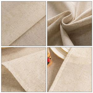Custom Burlap Rectangle Tablecloth Luxury Printed Wedding <b>Table</b> Cloth for Banquet - Product Image 5