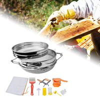 Honey Keeper 9-teiliges Imkerei-Zubehör-Set, Honigfilter, Rahmenklemme und Honigauslauf-Kombination