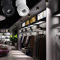 Spot LED d'intérieur 3W, lumière murale, orientable à 360 degrés, plafonnier encastré, éclairage COB LED monté en surface
