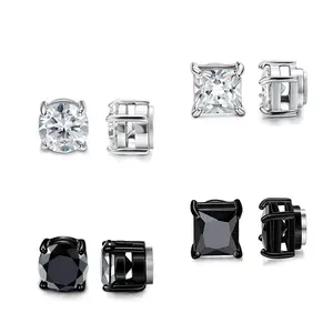 Top sale fashionable magnet earing crystal magnetic earrings for men