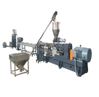Machine de recyclage du polycarbonate en plastique PLA, 30 ml, matériau d'élimination cato 3, polycarbonate, double vis, nébuliseur