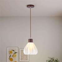 Suspension minimaliste à 3 têtes E27 en bois nordique, abat-jour en forme de pétale, hauteur réglable, intensité variable, pour salle à manger, chambre à coucher, chevet