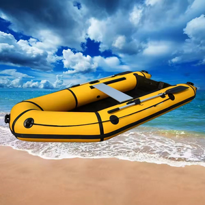 Bote Inflable de Asalto de 9 pies para 4 Personas, Kayak de Pesca Deportiva para Adultos con Accesorios Gratuitos, Bote de Asalto de PVC de 1.2 mm de Grosor - Product Image 1