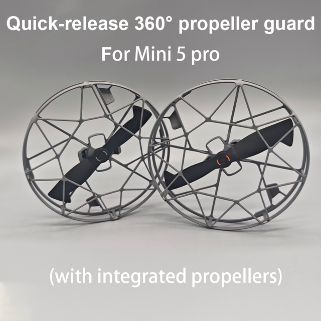 In Stock Original Grade Integrated Quick Release 360° Propeller Guard Protective Ring Cage for DJI Mini 5 Pro Drone Accessories