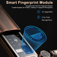 Serrure Intelligente de Luxe pour Villa, Étanche IP65, Cerradura Digital, Serrure Intelligente à Empreinte Digitale pour Porte d'Entrée