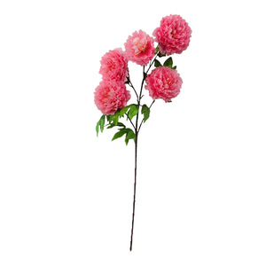 Flores de Peonía Artificiales, 5 Cabezas Grandes, Flor de Seda de 100cm 200cm, Decoración para Bodas y Hogar, Accesorios de Fotografía - Product Image 5