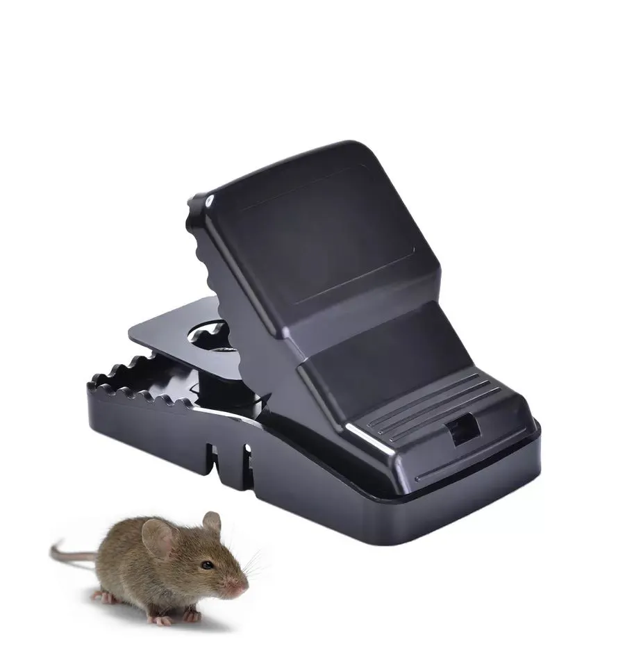 Plastic reusable rat snap mice trap mouse trap humane snap live trap hamster catch mouse