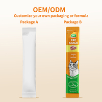 Supplément de calcium OEM/ODM pour chats, friandises liquides fraîches, céréales humides, collations nutritives pour chats adultes, bandes de viande, vente en gros