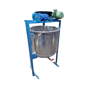 Mélangeur de liquides industriels avec réservoir en acier inoxydable et agitateur motorisé pour peinture, encre et mélange de produits chimiques - Product Image 3