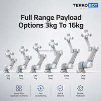 Manipulator Kolaboratif TERKOBOT CR10 Beban Angkut 10kg 360 °   Robot Otomatisasi Antarmuka DI/DO untuk Semua Efektor Akhir Rotasi Sambungan