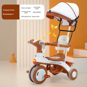 <span class=keywords><strong>Triciclo</strong></span> de Plástico para Niños Pequeños Mishore Modelo 531, Venta al por Mayor de Fábrica, para Niños de <span class=keywords><strong>18</strong></span> <span class=keywords><strong>Meses</strong></span> a 5 Años, Manillar Giratorio Ajustable - Product Image 5