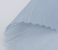 Tissu de luxe tissé en polyester 75D 100% plissé effet cristal argenté pour garçons, anti-statique, léger et de haute qualité, vente en gros