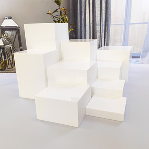 Lot de 9 Pièces Présentoir en <span class=keywords><strong>Acrylique</strong></span> pour Mariage, Support Alimentaire pour Buffet, Gâteaux et Desserts - Product Image 1