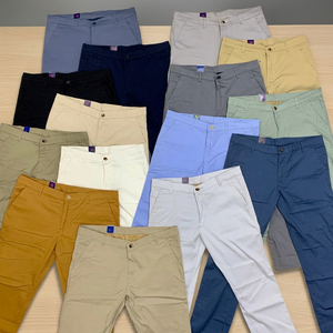 Pantalones chinos populares de diseño exclusivo para hombre, Pantalones chinos cómodos de algodón elásticos rectos de secado rápido, estilo informal, Pantalones chinos de corte Regular - Product Image 3