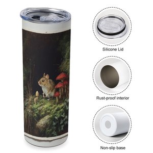 Stainless Steel Tumbler 20oz Vacuum <b>Insulated</b> Custom Pattern Stackable Car <b>Cup</b> Easy Storage - Product Image 3