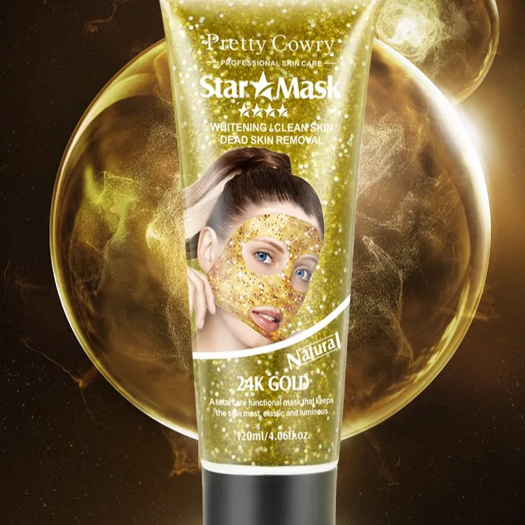 Bestseller Private Label Natural Moist urizing Lift Feuchtigkeit spendende Peel Off Star Glitter Gesichts maske