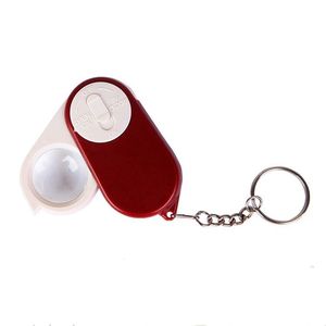 Loupe à main pliable en plastique avec lumière LED Clairvoyance, zoom 10x, source de lumière blanche, design portable et clip - Product Image 2