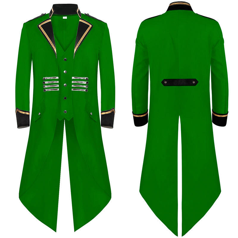 Punk tuxedo green