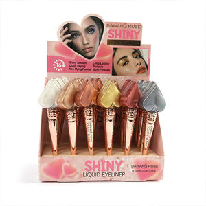 Liquid White Silver Rose Gold Pink Liquid Sparkly Glitter <span class=keywords><strong>Eyeliner</strong></span> Sets Glitter Eye Liners pour femmes - Product Image 1