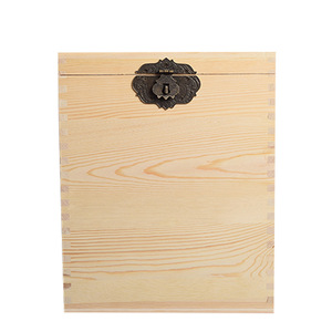 Wooden <b>Document</b> <b>Storage</b> <b>Box</b> Rectangle Standing Type Office Organizer Customizable Size Polishing Finish - Product Image 3
