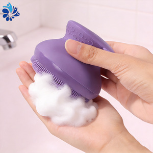 Soft Large Octopus Silicone Facial Cleansing Brush For Blackheads Removal And Makeup Puff Cleaning With Comfortable Grip - Product Image 4