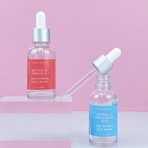 Botella con Gotero para Aceites Esenciales para el Cuidado de la Piel, 30ml 50ml, Envase Cosmético Transparente, Aceite Capilar 1oz, Botella de Vidrio para Suero Facial, Serigrafiada - Product Image 4