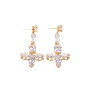 Pendientes colgantes de plata de circonita cúbica 925 para mujer, joyería de moda para fiesta nupcial de boda para damas de honor e invitados - Product Image 5