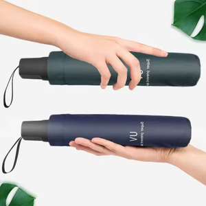 Vente en gros bon marché Parapluie anti-UV à 3 plis Pare-<span class=keywords><strong>soleil</strong></span> à 8 côtes Design classique Paraguas pour contrôle manuel de la pluie - Product Image 5