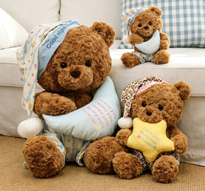 Oso de Peluche <span class=keywords><strong>Musical</strong></span> para Dormir, Juguete de Peluche Electrónico Personalizado, Oso de Peluche Marrón - Product Image 4