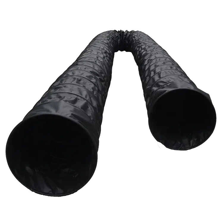 Tuyau en plastique renforcé de revêtement pvc 21mm, résistant au feu, fil en acier, helix, anneau d'extrémité de tuyau de couplage pour noire au charbon