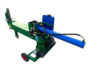 Rajadora de Leña Eléctrica Hidráulica de 10 Toneladas, Procesador de Leña Horizontal de Alta Eficiencia, Precio de Fábrica, Motor Seguro para Interiores/Exteriores - Product Image 4