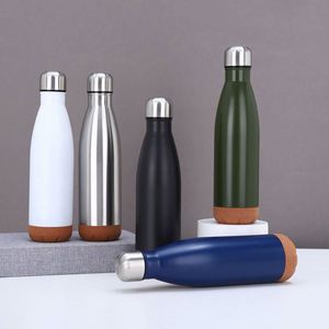 Botella de Agua Aislada al Vacío de Acero Inoxidable con Logotipo Personalizado, 500 ml, Termo de Doble Pared, Botella Deportiva de Viaje - Product Image 2